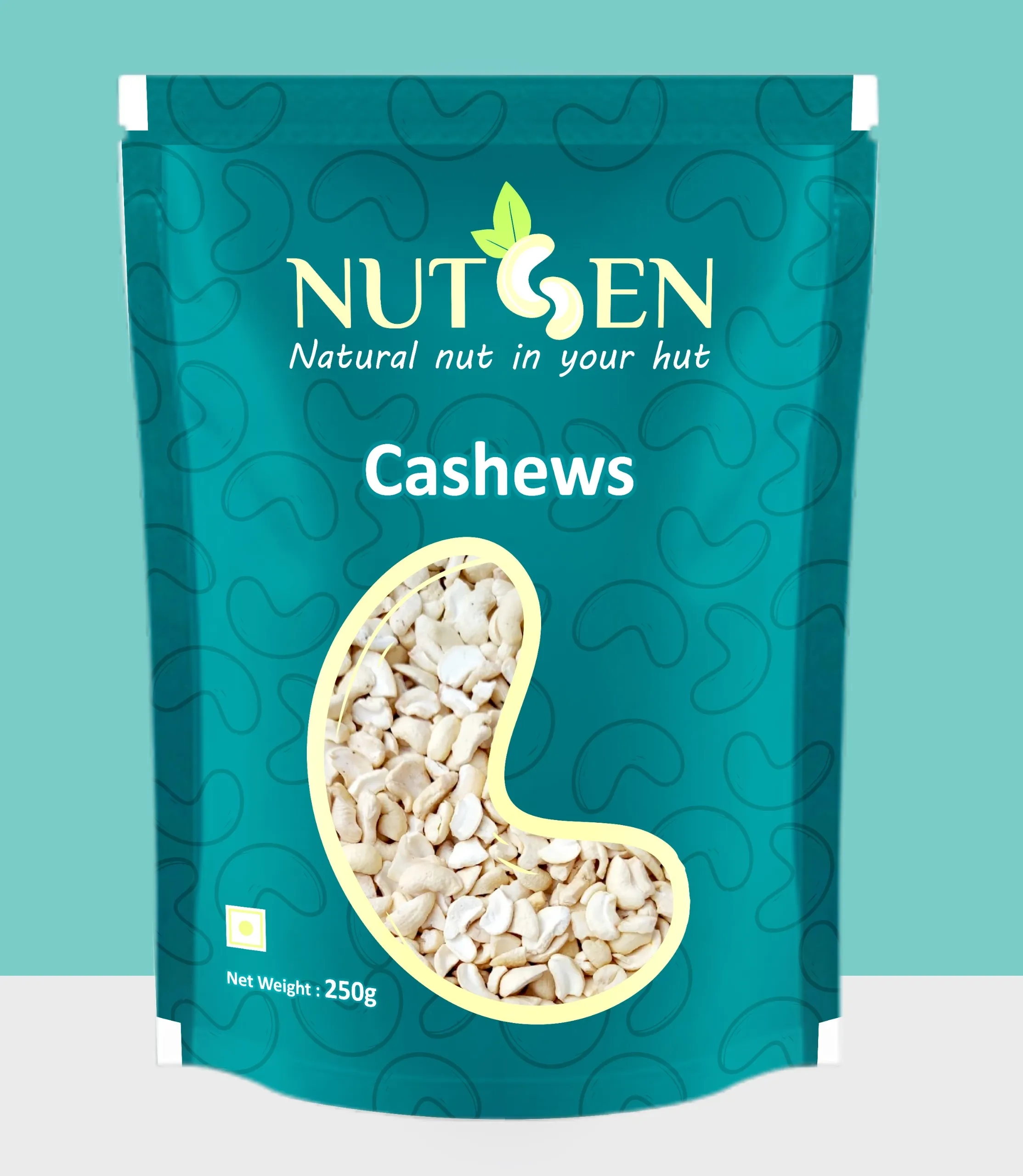 cashewsplitcashew5k250gm Cashews 5K (4 Splits) - Image 1